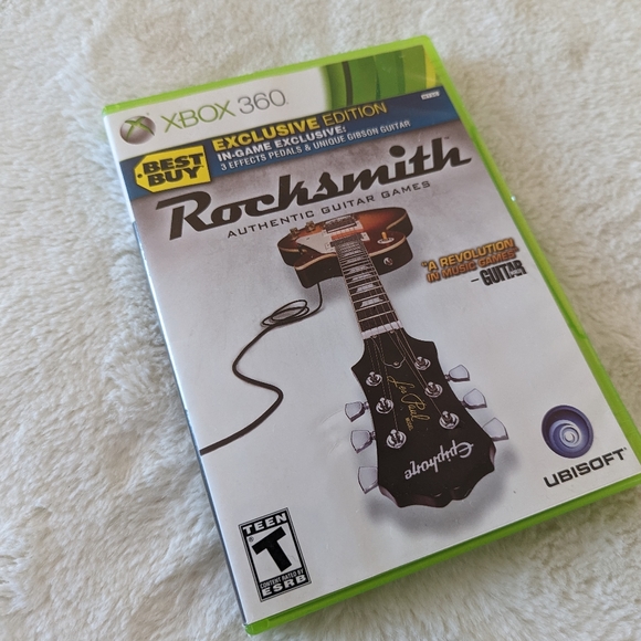 Great Condition: XBox 360 Rocksmith Authentic Guitar Video Game - Picture 3 of 11